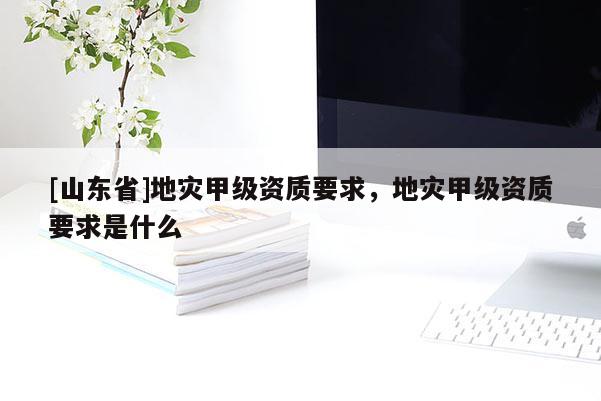 [山东省]地灾甲级资质要求，地灾甲级资质要求是什么