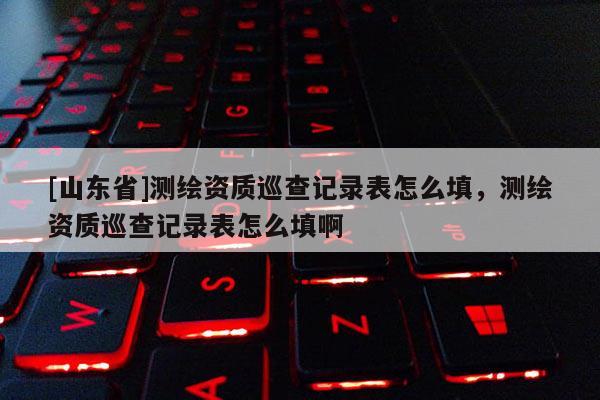 [山东省]测绘资质巡查记录表怎么填，测绘资质巡查记录表怎么填啊