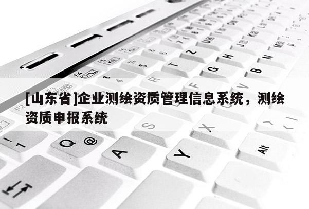 [山东省]企业测绘资质管理信息系统，测绘资质申报系统