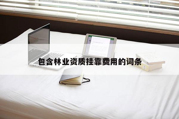 包含林业资质挂靠费用的词条