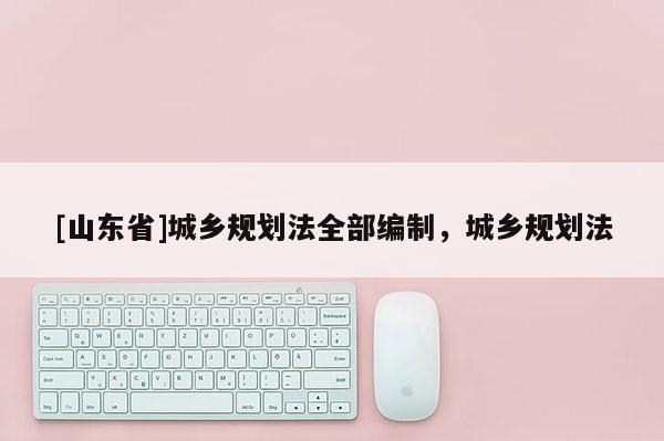 [山东省]城乡规划法全部编制，城乡规划法