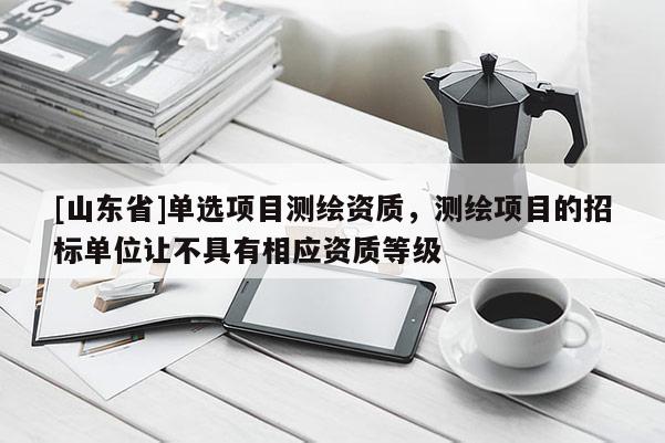 [山东省]单选项目测绘资质，测绘项目的招标单位让不具有相应资质等级