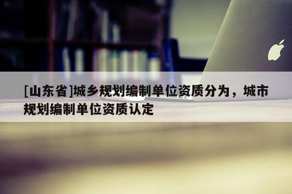 [山东省]城乡规划编制单位资质分为，城市规划编制单位资质认定