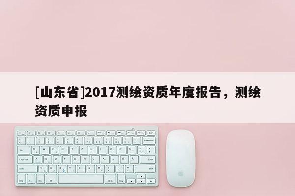 [山东省]2017测绘资质年度报告，测绘资质申报