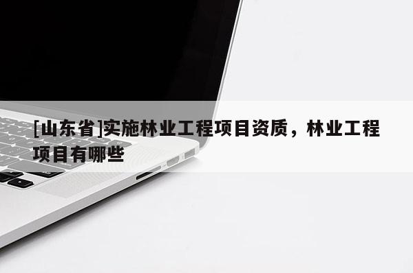 [山东省]实施林业工程项目资质，林业工程项目有哪些