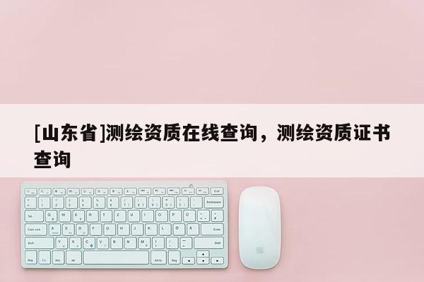 [山东省]测绘资质在线查询，测绘资质证书查询