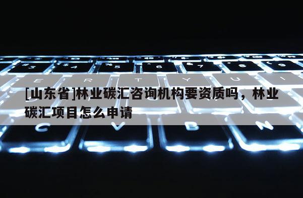 [山东省]林业碳汇咨询机构要资质吗，林业碳汇项目怎么申请