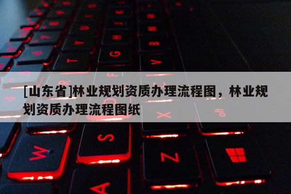 [山东省]林业规划资质办理流程图，林业规划资质办理流程图纸