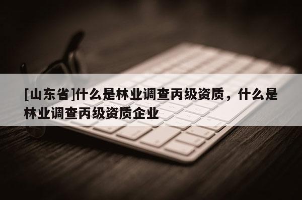 [山东省]什么是林业调查丙级资质，什么是林业调查丙级资质企业