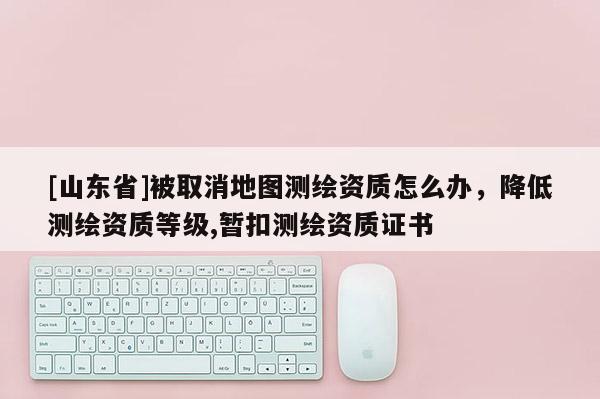 [山东省]被取消地图测绘资质怎么办，降低测绘资质等级,暂扣测绘资质证书