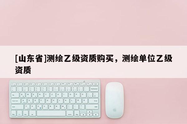 [山东省]测绘乙级资质购买，测绘单位乙级资质