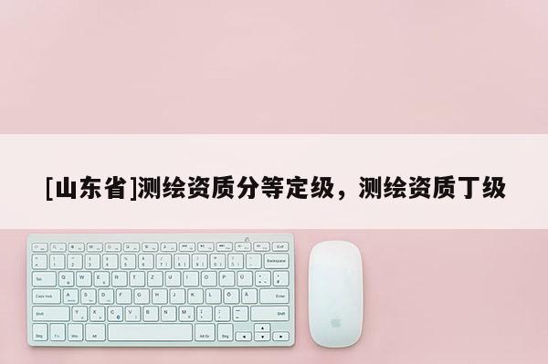 [山东省]测绘资质分等定级，测绘资质丁级