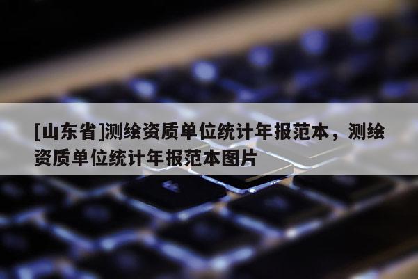 [山东省]测绘资质单位统计年报范本，测绘资质单位统计年报范本图片