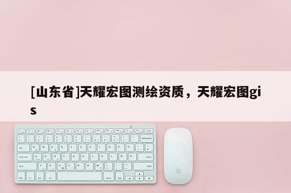[山东省]天耀宏图测绘资质，天耀宏图gis