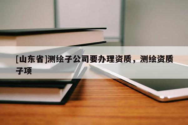[山东省]测绘子公司要办理资质，测绘资质子项