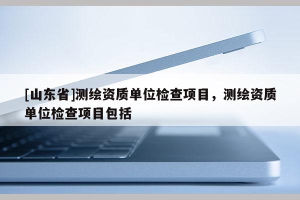 [山东省]测绘资质单位检查项目，测绘资质单位检查项目包括