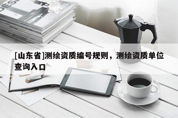 [山东省]测绘资质编号规则，测绘资质单位查询入口
