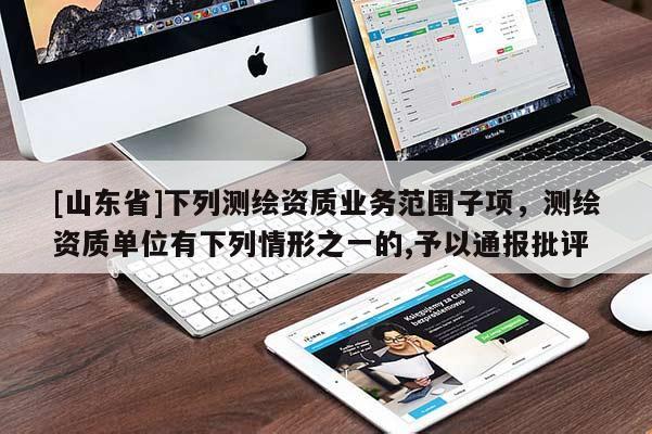 [山东省]下列测绘资质业务范围子项，测绘资质单位有下列情形之一的,予以通报批评