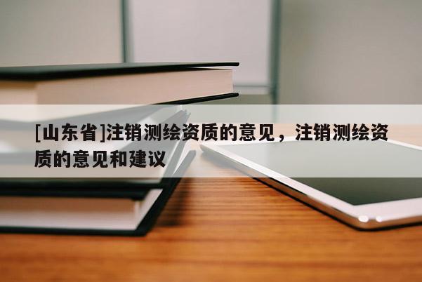[山东省]注销测绘资质的意见，注销测绘资质的意见和建议