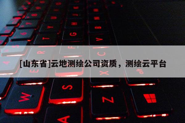 [山东省]云地测绘公司资质，测绘云平台