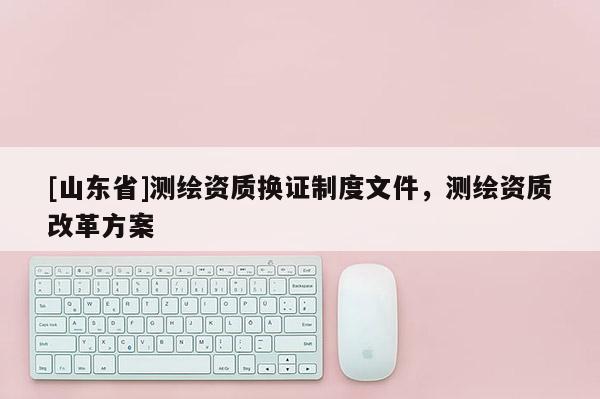 [山东省]测绘资质换证制度文件，测绘资质改革方案