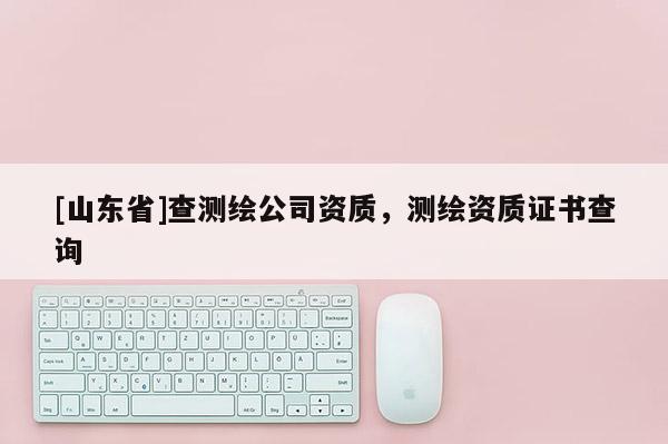 [山东省]查测绘公司资质，测绘资质证书查询