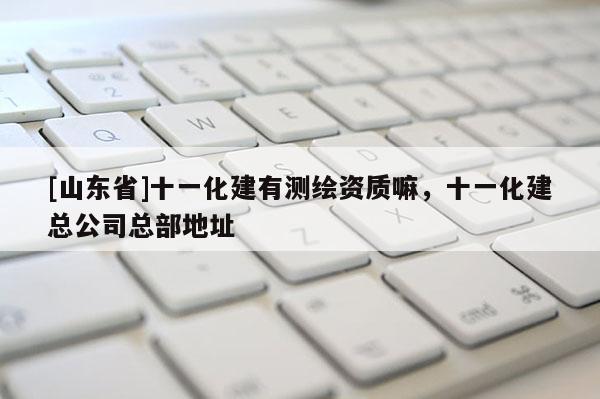 [山东省]十一化建有测绘资质嘛，十一化建总公司总部地址