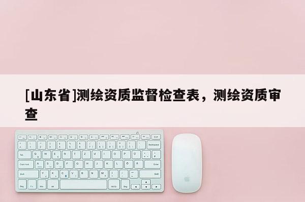 [山东省]测绘资质监督检查表，测绘资质审查