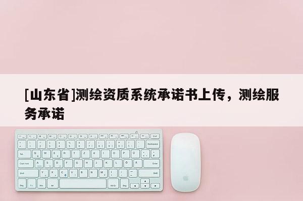 [山东省]测绘资质系统承诺书上传，测绘服务承诺