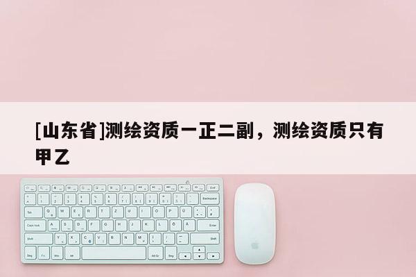 [山东省]测绘资质一正二副，测绘资质只有甲乙