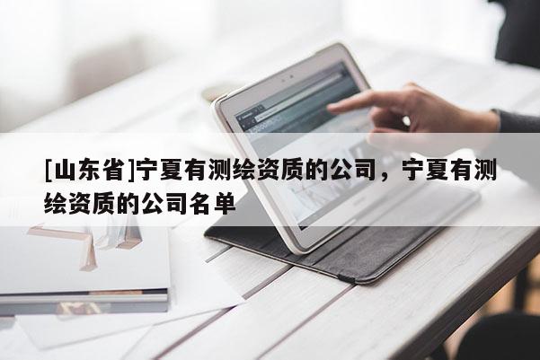 [山东省]宁夏有测绘资质的公司，宁夏有测绘资质的公司名单
