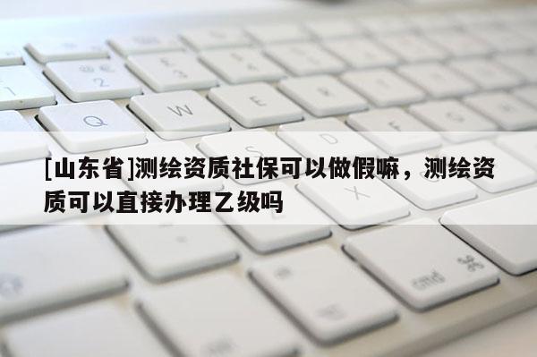 [山东省]测绘资质社保可以做假嘛，测绘资质可以直接办理乙级吗