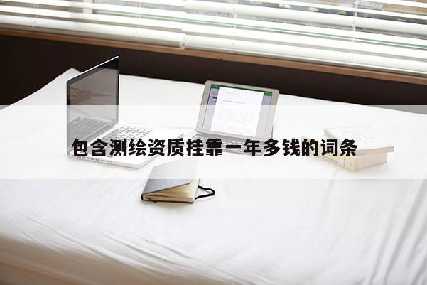 包含测绘资质挂靠一年多钱的词条
