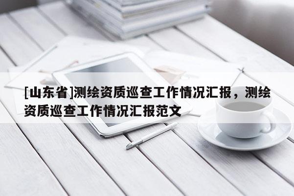 [山东省]测绘资质巡查工作情况汇报，测绘资质巡查工作情况汇报范文