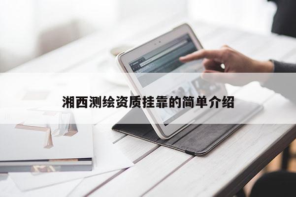 湘西测绘资质挂靠的简单介绍