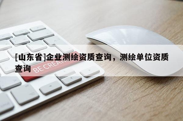 [山东省]企业测绘资质查询，测绘单位资质查询