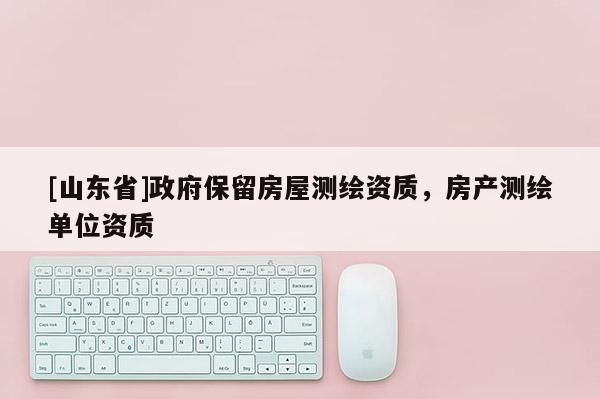 [山东省]政府保留房屋测绘资质，房产测绘单位资质